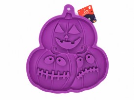 Molde silicona 3 calabazas apiladas